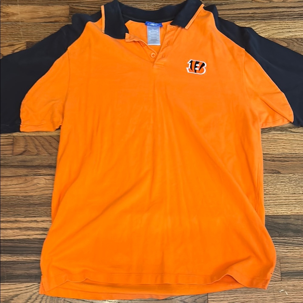 NFL Orange and Black Polo Shirt